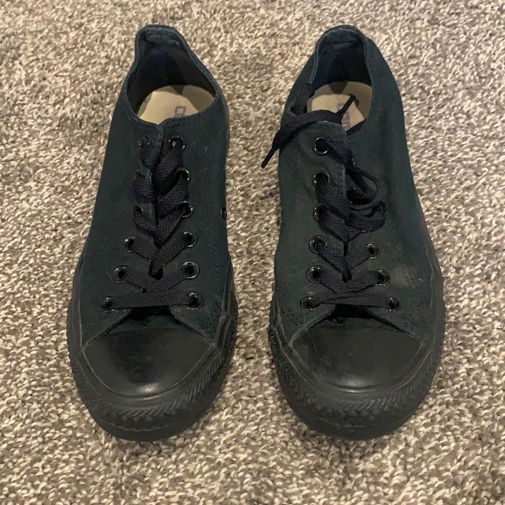 All black converse